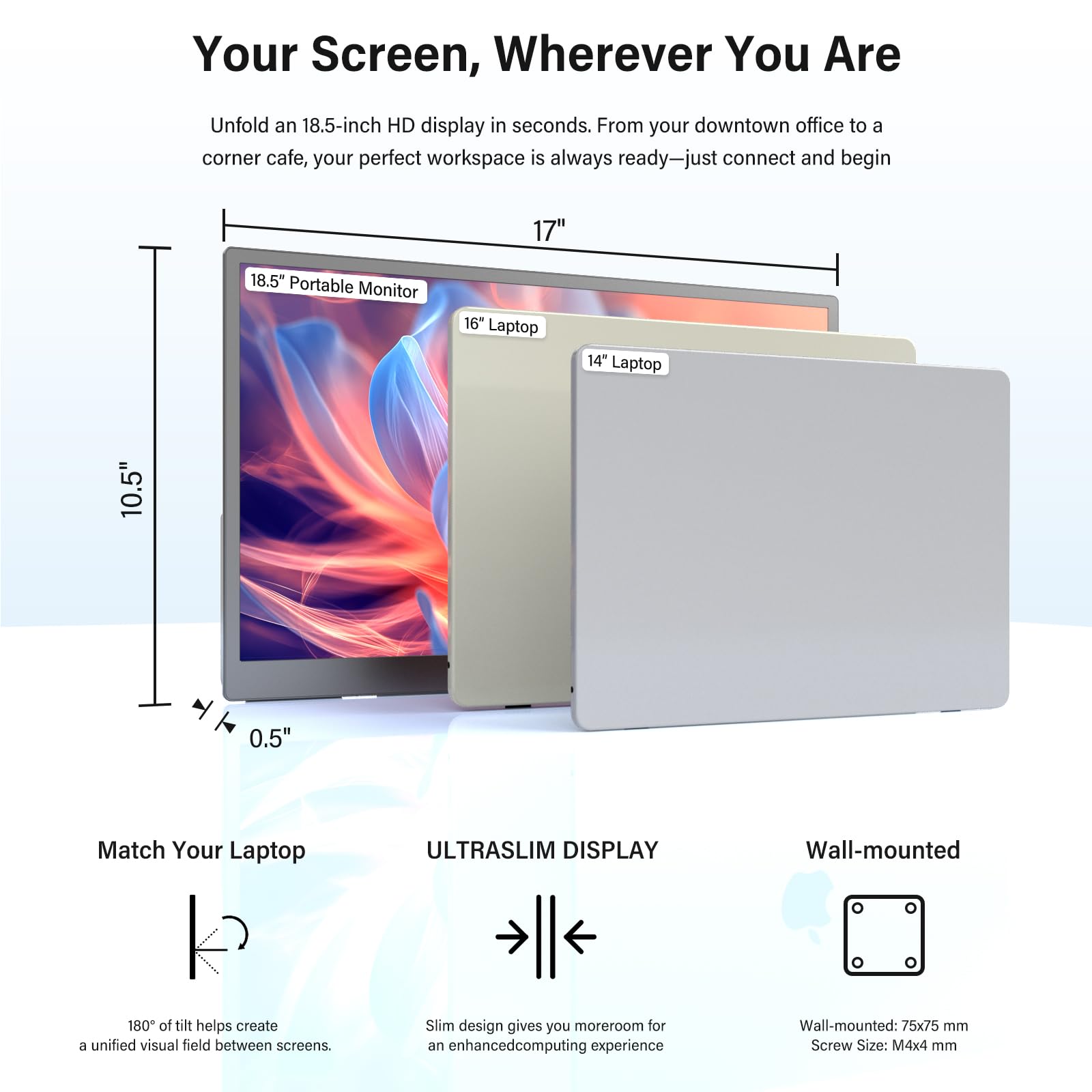 Amazon.com: InnoView 4K Portable Monitor 18.5